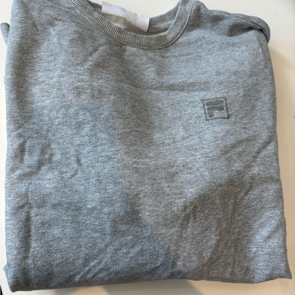 Fila French Terry Gray Sweatshirt - Medium - Picture 3 of 3